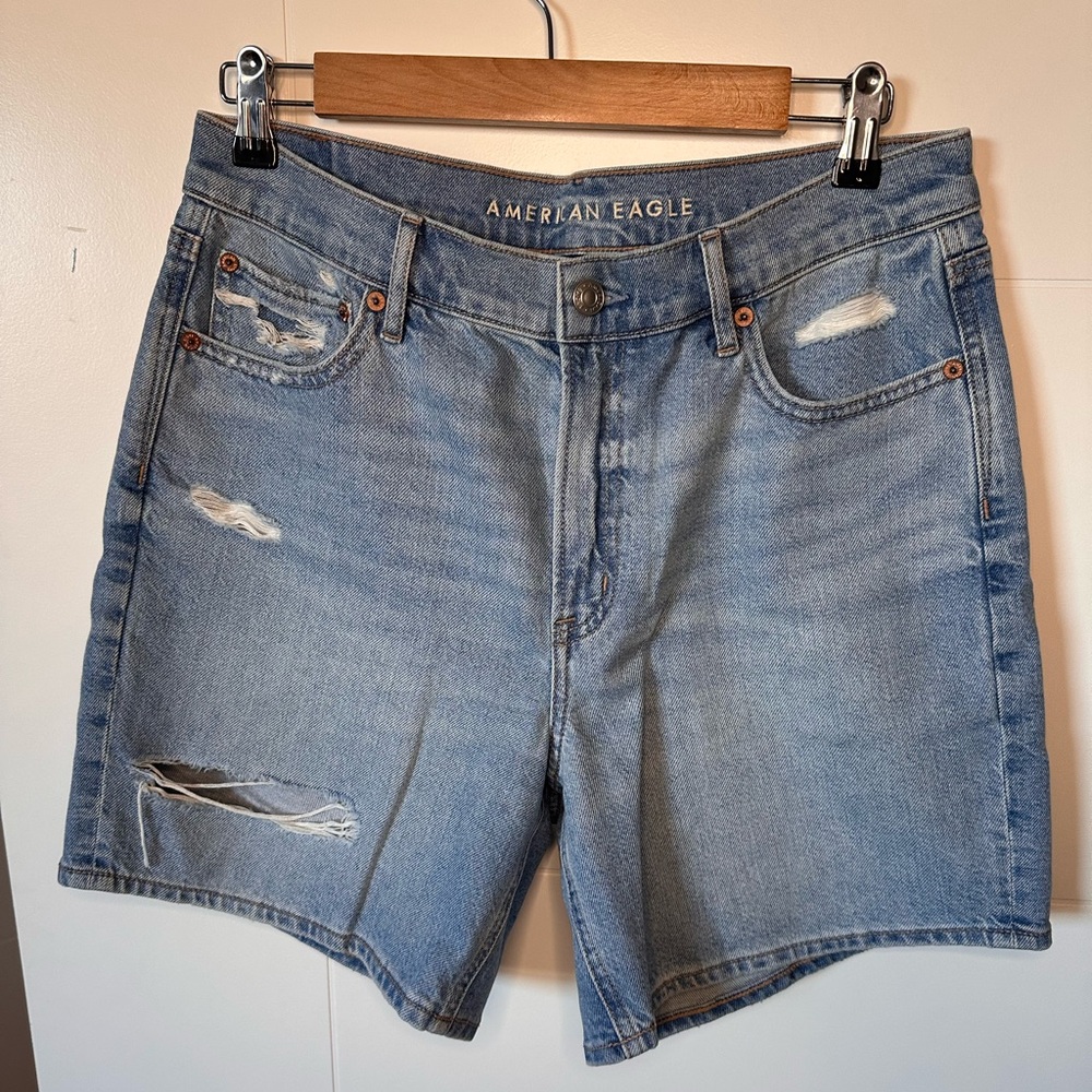 American Eagle Distressed Denim Shorts